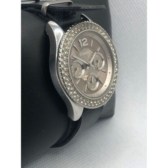 Fossil ES3733 Womens Analog Beige Dial Quartz Wrist Watch With Custom Band LP259 - Picture 3 of 9